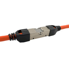 odedo Connecteur de câble CAT 6A/7 à assembler sur le terrain STP 10GE blindé, version mince, outil d'installation AWG 22-26, mo