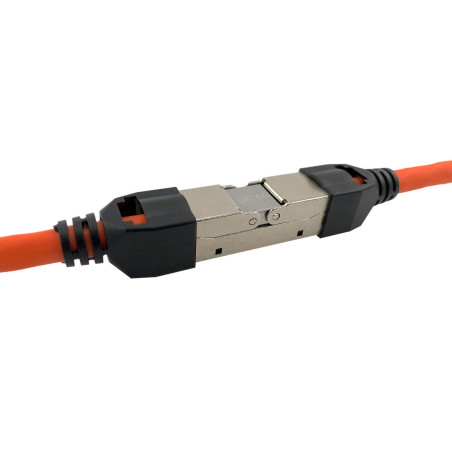 odedo Connecteur de câble CAT 6A/7 à assembler sur le terrain STP 10GE blindé, version mince, outil d'installation AWG 22-26, mo