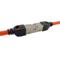 odedo Connecteur de câble CAT 6A/7 à assembler sur le terrain STP 10GE blindé, version mince, outil d'installation AWG 22-26, mo odedo Connecteur de câble CAT 6A/7 à assembler sur le terrain STP 10GE blindé, version mince, outil d'installation AWG 22-26, mo