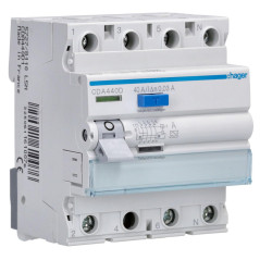 Hager CDA440D RCD 4P 40A 30mA 6kA Type A