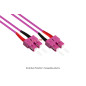 Good Connections® Câble patch LWL Duplex OM4 (Multimode, 50/125) SC/SC, 0,5 m