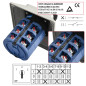 Heschen Commutateur rotatif universel SZW26-63/D404.4D 660V 63A ON-OFF-ON 3 positions 4 phases 4NO+4NC 16 bornes CE avec interru Heschen Commutateur rotatif universel SZW26-63/D404.4D 660V 63A ON-OFF-ON 3 positions 4 phases 4NO+4NC 16 bornes CE avec interru