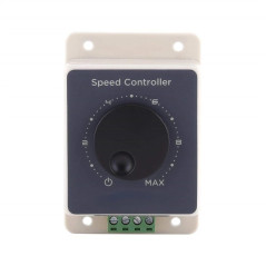 Walfront Contrôleur de vitesse du moteur, PWM DC Régulateur de Vitesse Moteur DC 10-60V 20A étanche, IP67, Manuel, 10A, 240W