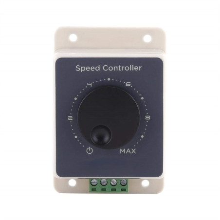 Walfront Contrôleur de vitesse du moteur, PWM DC Régulateur de Vitesse Moteur DC 10-60V 20A étanche, IP67, Manuel, 10A, 240W