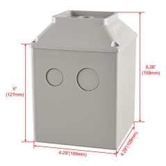 Heschen Master Switch Boîtier extérieur LW28-63/4 pour interrupteur à came rotatif universel SZW26-63 660 V 63 A 3 positions 3 p