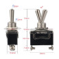 GTIWUNG 5Pcs Interrupteur Inverseur à Bascule Levier en Métal, SPST Métal Interrupteur à Levier avec Capuchon Etanche AC125V 10A GTIWUNG 5Pcs Interrupteur Inverseur à Bascule Levier en Métal, SPST Métal Interrupteur à Levier avec Capuchon Etanche AC125V 10A