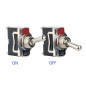 GTIWUNG 5Pcs Interrupteur Inverseur à Bascule Levier en Métal, SPST Métal Interrupteur à Levier avec Capuchon Etanche AC125V 10A GTIWUNG 5Pcs Interrupteur Inverseur à Bascule Levier en Métal, SPST Métal Interrupteur à Levier avec Capuchon Etanche AC125V 10A