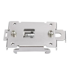 Support de Montage sur Rail DIN 35mm pour Relais à Semi-Conducteurs Kit de Fixation Robuste avec 2 Vis pour une Installation Rap