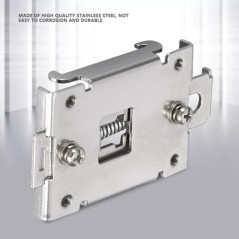 Support de Montage sur Rail DIN 35mm pour Relais à Semi-Conducteurs Kit de Fixation Robuste avec 2 Vis pour une Installation Rap