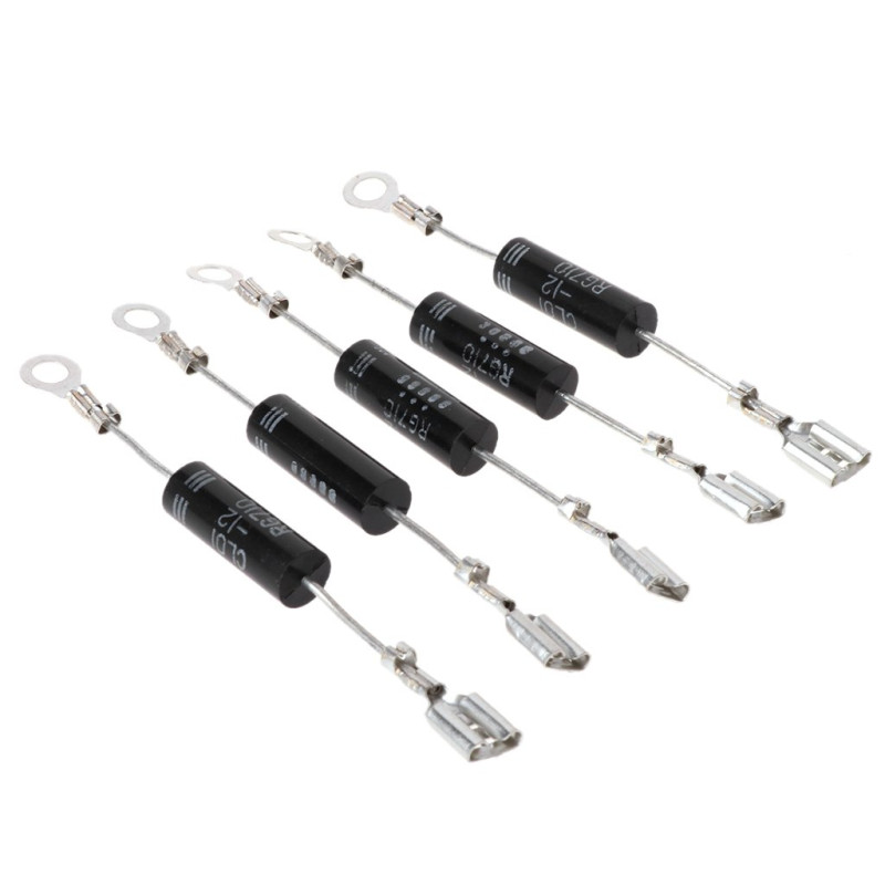 fivekim 5 pièces Accessoires de Four à Micro-Ondes redresseur de diode Haute Tension unidirectionnelle Nouvelle diode de Four à fivekim 5 pièces Accessoires de Four à Micro-Ondes redresseur de diode Haute Tension unidirectionnelle Nouvelle diode de Four à