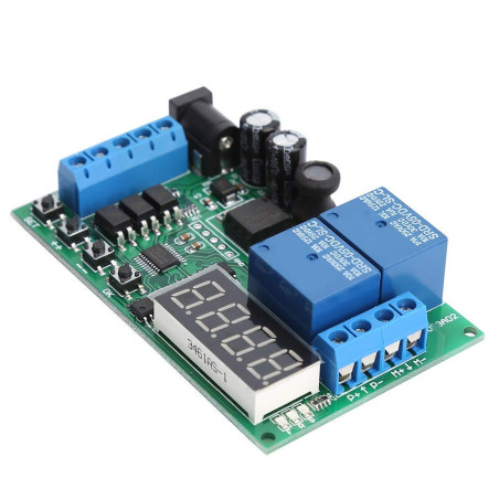 Contrôleur Moteur DC 5V à 24V 83mA avec Relais Temporisé Régulation Vitesse et Automatisation LED