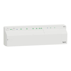 Schneider Electric - Wiser, Actionneur De Plancher Chauffant Hydraulique, 6 Zones, 230V, CCTFR6600