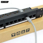 Panneau De Brassage RéSeau, 24 Ports 1U Montable en Rack Cat6 Patch Panel, Rj45 Pro 110 Patch Panel RéSeau Facile à Installer, D Panneau De Brassage RéSeau, 24 Ports 1U Montable en Rack Cat6 Patch Panel, Rj45 Pro 110 Patch Panel RéSeau Facile à Installer, D