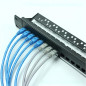 Panneau De Brassage RéSeau, 24 Ports 1U Montable en Rack Cat6 Patch Panel, Rj45 Pro 110 Patch Panel RéSeau Facile à Installer, D Panneau De Brassage RéSeau, 24 Ports 1U Montable en Rack Cat6 Patch Panel, Rj45 Pro 110 Patch Panel RéSeau Facile à Installer, D
