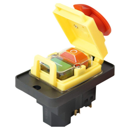 Interrupteur à encastrer/appareil KEDU KJD18 3P 230V-50Hz avec déclencheur à minimum de tension et contact de bobine exécuté
