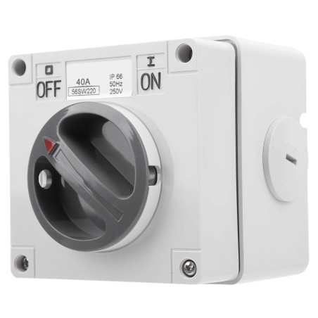 Commutateur étanche Ip66 250v 2 Positions Sélecteur Rotatif Interrupteur Marche-arrêt étanche à la Poussière pour Une Utilisatio