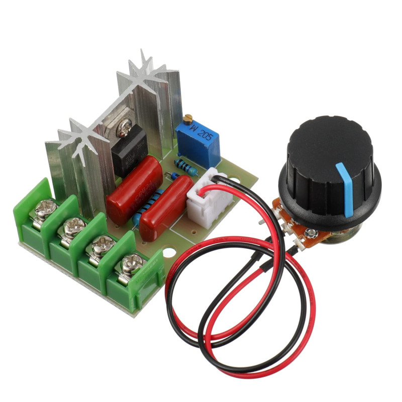 BOJACK Contrôleurs de Vitesse de Moteur 2000W SCR AC Régulateur de Tension 50-220V PWM Variateur Régulateur de Thermostat avec B BOJACK Contrôleurs de Vitesse de Moteur 2000W SCR AC Régulateur de Tension 50-220V PWM Variateur Régulateur de Thermostat avec B