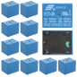 12 Pcs Relais 5V Srd-05vdc-sl-c, Module Relais de Carte Pc, Relais de Puissance pour Circuit Imprimé, Relais à Cinq Broches Rela 12 Pcs Relais 5V Srd-05vdc-sl-c, Module Relais de Carte Pc, Relais de Puissance pour Circuit Imprimé, Relais à Cinq Broches Rela