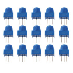 The Lord of the Tools 15pcs Potentiomètre de Garniture Planche à Pain 10K Ohm avec Potentiomètre de Tondeuse à Résistances Varia