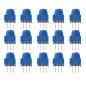The Lord of the Tools 15pcs Potentiomètre de Garniture Planche à Pain 10K Ohm avec Potentiomètre de Tondeuse à Résistances Varia The Lord of the Tools 15pcs Potentiomètre de Garniture Planche à Pain 10K Ohm avec Potentiomètre de Tondeuse à Résistances Varia