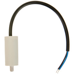 Condensateur de Moteur 3,5μF 450 V 25 x 53 mm Filetage M8, Miflex 3,5uF
