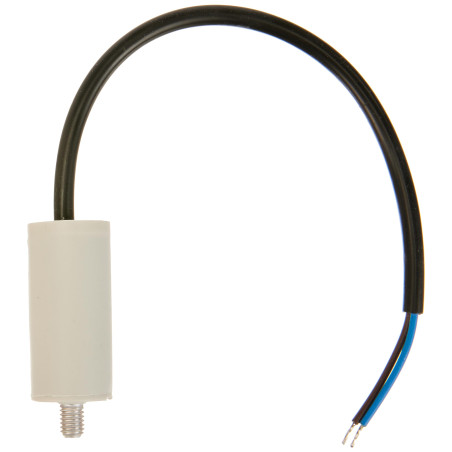 Condensateur de Moteur 3,5μF 450 V 25 x 53 mm Filetage M8, Miflex 3,5uF
