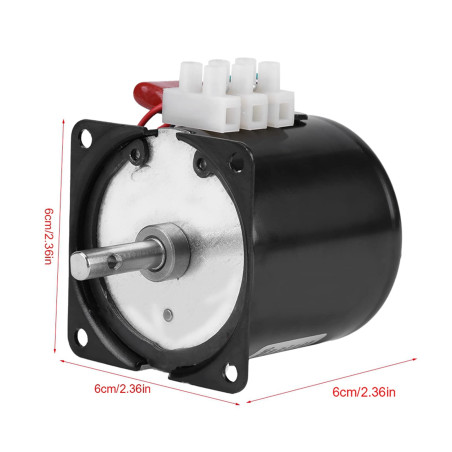 AC 220V 60KTYZ Moteur Synchrone à Engrenages à Aimants Permanents Electrique de la Boîte Variateur de Vitesse pour DIY Remplacem