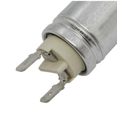 Lumonic Condensateur de démarrage Hydra MKP-500 1-A [connecteur 6,3x0,8mm inclus] | Condensateur moteur 1µF 450V 25x48mm I Conde