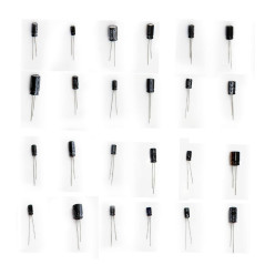 DollaTek 24 Valeur de la Gamme de kit de boîte de Distribution de condensateurs électrolytiques 0.1uF-1000uF - 500pcs