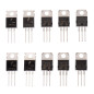 BOJACK 10 valeurs 50 pièces transistor de puissance épitaxiale en silicium TIP31C TIP32C TIP41C TIP42C TIP120 TIP121 TIP122 TIP1 BOJACK 10 valeurs 50 pièces transistor de puissance épitaxiale en silicium TIP31C TIP32C TIP41C TIP42C TIP120 TIP121 TIP122 TIP1