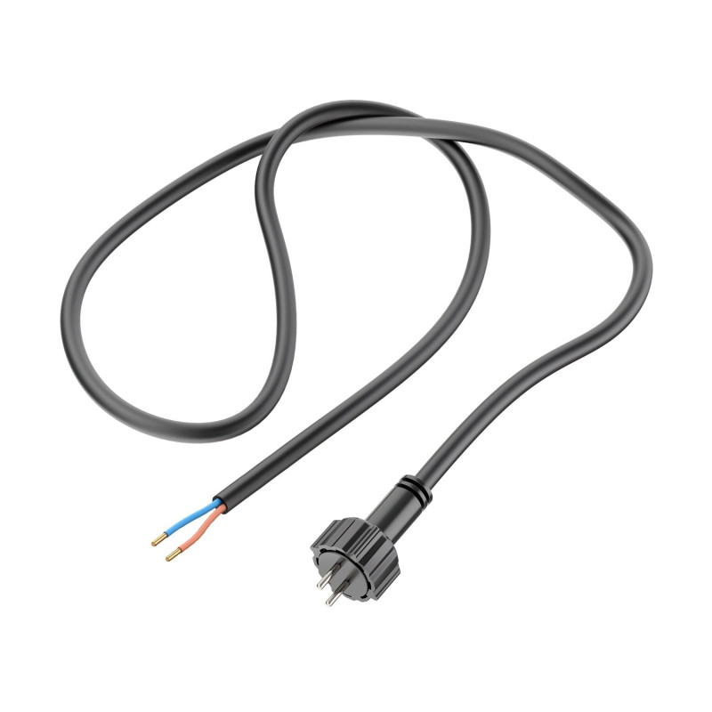 ledscom.de Câble de raccordement pour système enfichable NEMO (IP44), 1 m, noir, 2 x 0,75 mm². ledscom.de Câble de raccordement pour système enfichable NEMO (IP44), 1 m, noir, 2 x 0,75 mm².