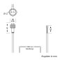 ledscom.de Câble de raccordement pour système enfichable NEMO (IP44), 1 m, noir, 2 x 0,75 mm². ledscom.de Câble de raccordement pour système enfichable NEMO (IP44), 1 m, noir, 2 x 0,75 mm².