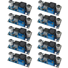 QitinDasen 10Pcs Premium XL6009 DC-DC Boost Converter Module, 3~32V à 5~35V Régulateur de Tension Élévateur, Module Élévateur Ré