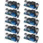 QitinDasen 10Pcs Premium XL6009 DC-DC Boost Converter Module, 3~32V à 5~35V Régulateur de Tension Élévateur, Module Élévateur Ré QitinDasen 10Pcs Premium XL6009 DC-DC Boost Converter Module, 3~32V à 5~35V Régulateur de Tension Élévateur, Module Élévateur Ré