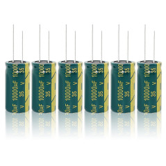35V 10000UF Condensateurs électrolytiques En Aluminium, 5PCS 35×50mm Condensateur électrolytique Haute Fréquence Electrolytic Ca