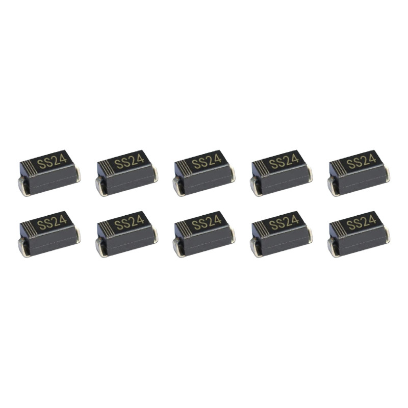 Diodes Schottky SS24-10 pièces