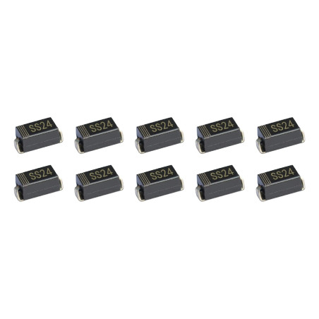 Diodes Schottky SS24-10 pièces