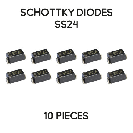 Diodes Schottky SS24-10 pièces