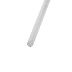 Sourcingmap 30pcs Tige Acier 2 mm de diamètre et 150 mm de Long Ton argenté Barre Ronde en Acier Inoxydable