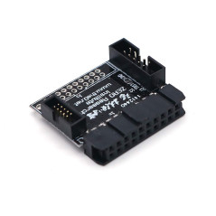 DollaTek Interface JTAG à 20 Broches au Pas de 2.54 et Carte Adaptateur d'interface SWD à 10 Broches au Pas de 2.0 mm et 1.27 mm