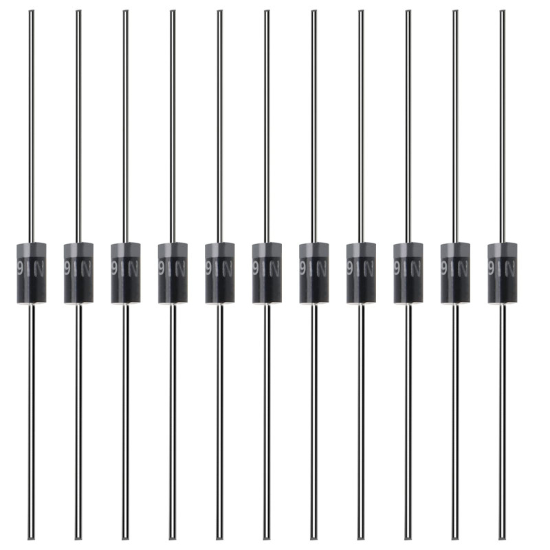 ECSiNG 100pcs 1N5819 Schottky Diodes 1A 40V Schottky Barrière Redresseur Diodes Composants Électroniques pour Panneau Solaire Ch ECSiNG 100pcs 1N5819 Schottky Diodes 1A 40V Schottky Barrière Redresseur Diodes Composants Électroniques pour Panneau Solaire Ch