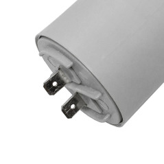 Lumonic Condensateur de démarrage 416.10.28 A [incl. fiche 6,3x0,8mm] | Condensateur moteur 35µF 425V 45x92mm I Condensateur dan