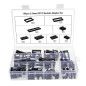 Aussel 100 pièces 2.54mm Pitch Dual Row DIP IC Sockets Solder Type Adapter Set 6, 8,14,16,18,24,28,40 Pin Aussel 100 pièces 2.54mm Pitch Dual Row DIP IC Sockets Solder Type Adapter Set 6, 8,14,16,18,24,28,40 Pin