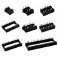 Aussel 100 pièces 2.54mm Pitch Dual Row DIP IC Sockets Solder Type Adapter Set 6, 8,14,16,18,24,28,40 Pin Aussel 100 pièces 2.54mm Pitch Dual Row DIP IC Sockets Solder Type Adapter Set 6, 8,14,16,18,24,28,40 Pin