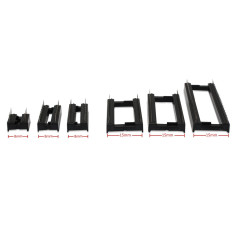 Aussel 100 pièces 2.54mm Pitch Dual Row DIP IC Sockets Solder Type Adapter Set 6, 8,14,16,18,24,28,40 Pin