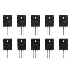 BOJACK 5 paires 2SA1943 2SC5200 Amplificateur transistors PNP NPN Transistor Silicium Audio Noir Haute Puissance TO-3PL (paquet 
