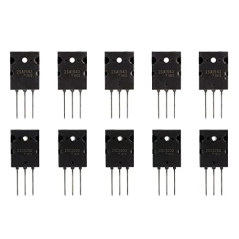 BOJACK 5 paires 2SA1943 2SC5200 Amplificateur transistors PNP NPN Transistor Silicium Audio Noir Haute Puissance TO-3PL (paquet 