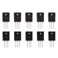 BOJACK 5 paires 2SA1943 2SC5200 Amplificateur transistors PNP NPN Transistor Silicium Audio Noir Haute Puissance TO-3PL (paquet BOJACK 5 paires 2SA1943 2SC5200 Amplificateur transistors PNP NPN Transistor Silicium Audio Noir Haute Puissance TO-3PL (paquet