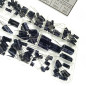 DollaTek Condensadores 13 Valores Total 200 PCS 0.47uF a 1000uF Capacitadores Electrolíticos Kit de Surtido DollaTek Condensadores 13 Valores Total 200 PCS 0.47uF a 1000uF Capacitadores Electrolíticos Kit de Surtido
