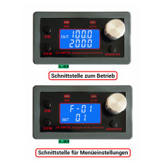 Contrôle du moteur pas à pas - Carte intégrée avant/arrière - Module de commande d'angle de vitesse - Module de commande PLC - C